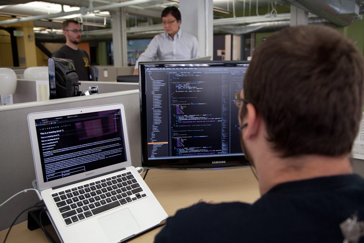 Programmer code screen